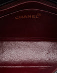 CHANEL Mini Flap Chain Shoulder Bag in Lambskin Black