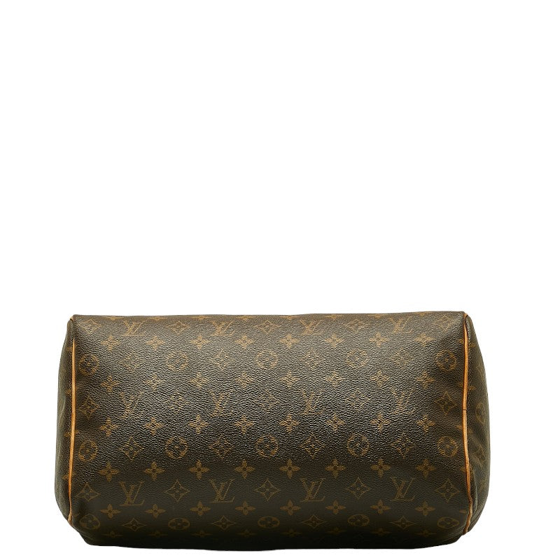 Louis Vuitton Monogram Speedy 35 Handbag M41524 Brown PVC Leather  Louis Vuitton