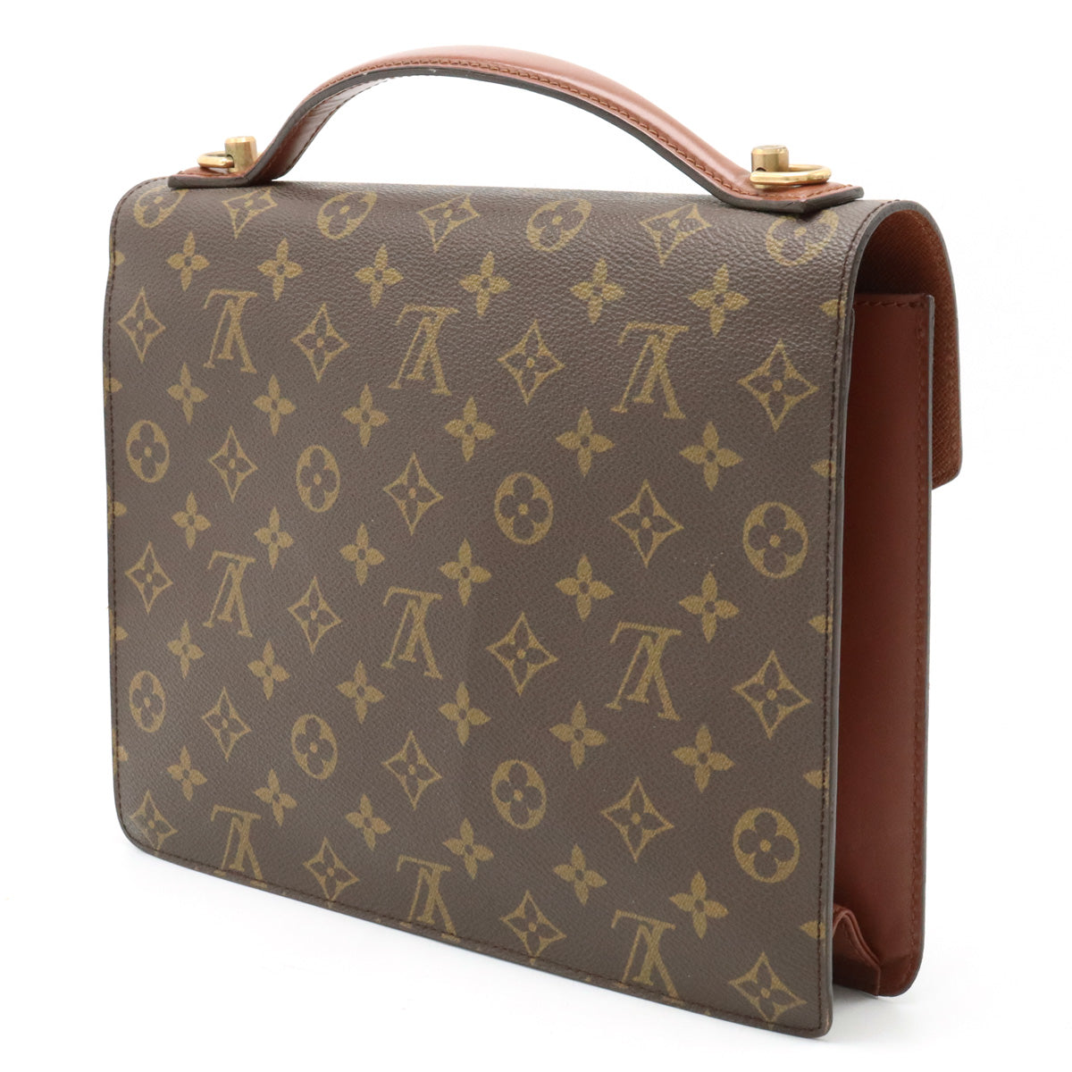 Louis Vuitton Monograms Montserrat 28 Second Handbags Business Handbags M51185