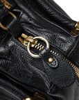 Chloe Chloe Handbags Leather Black Ladies Paris