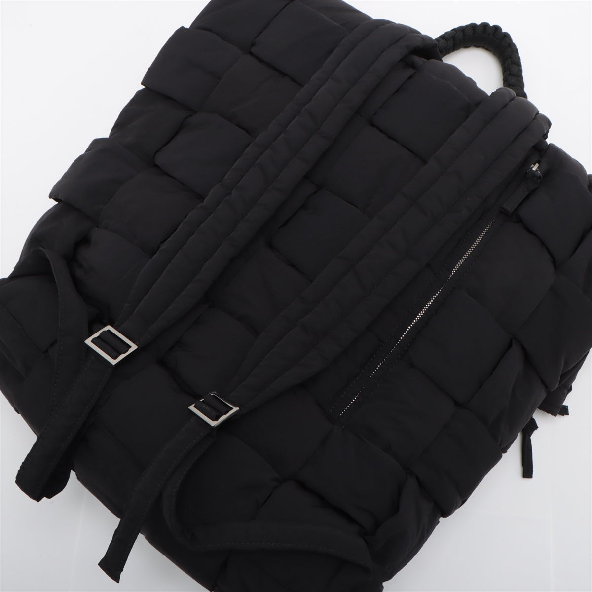 Bottega Veneta Padetteck Cassette Nylon Backpack/Rucks Black