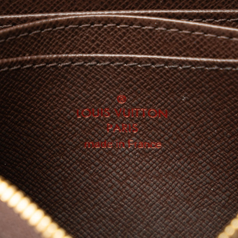 Louis Vuitton Damier Zippy Coinpace Coin Case N63070 Brown PVC Leather  Louis Vuitton