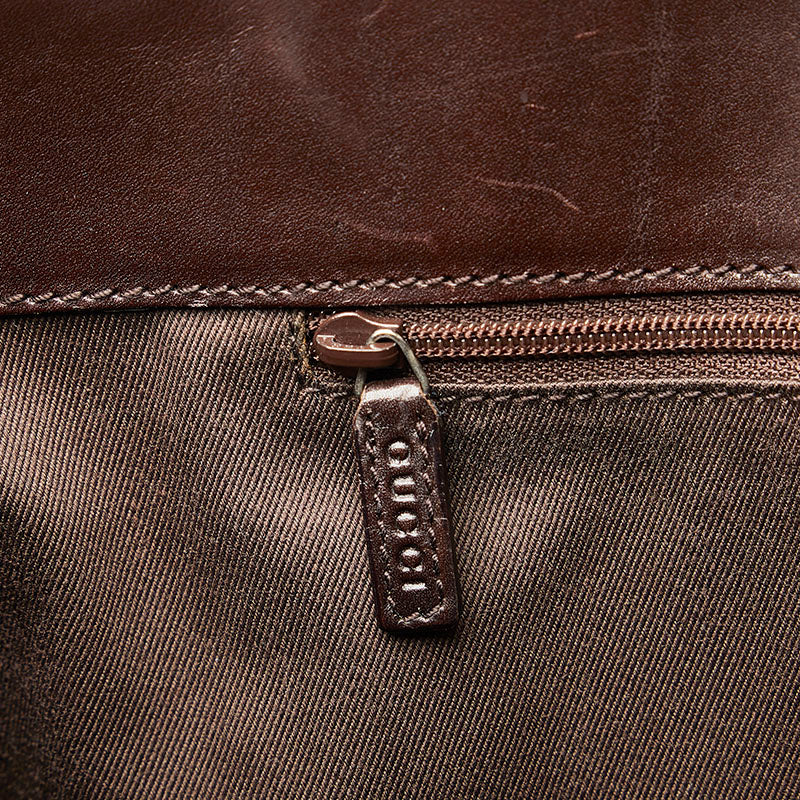 GUCCI GG Tote Bag Shoulder Bag 73983 Canvas/Leather Brown