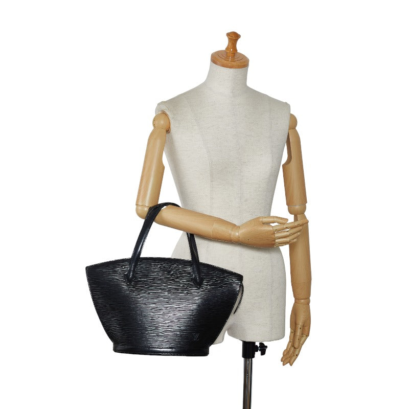 Louis Vuitton Epi Saint Jacques Handbag M52272 Noir Black Leather  Louis Vuitton