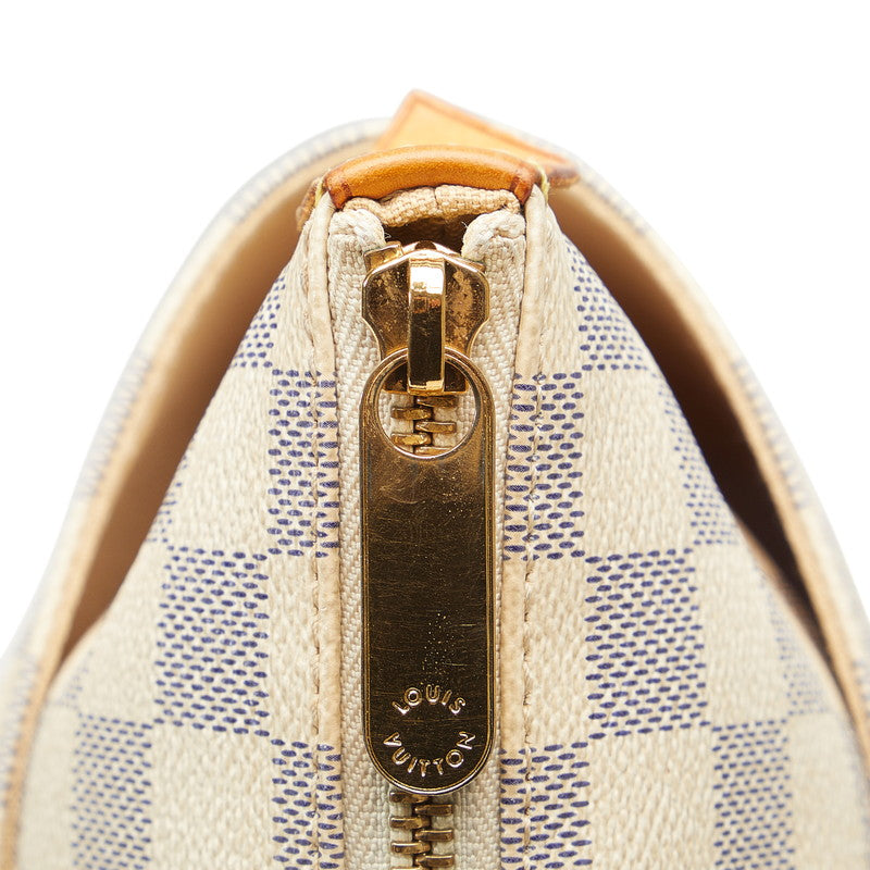 Louis Vuitton Damier Azur Totally GM Tote Bag Shoulder Bag N51261 White