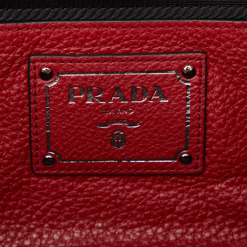 PRADA PRADA BN2795 Handbags Leather Red