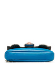 Fendi Monster Micro-Bagets 8M0354 Blue Leather Ladies Fendi