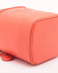 CHANEL Vanity Bag in Caviar Leather Orange