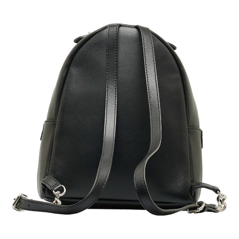 FENDI Mini Lux Backpack 8BZ038 Black Multicolor Ladies