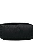 Chanel New Label Line Messengers Bag Gold   houlder Bag Black Nylon  CHANEL