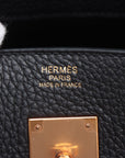 Hermes Bur 30 Togo Black Gold  Z: 2021 Handcrafted Collapse