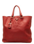 PRADA Prada Vitello Phoenix 1BG865 Handbags Leather Red 's Handbags