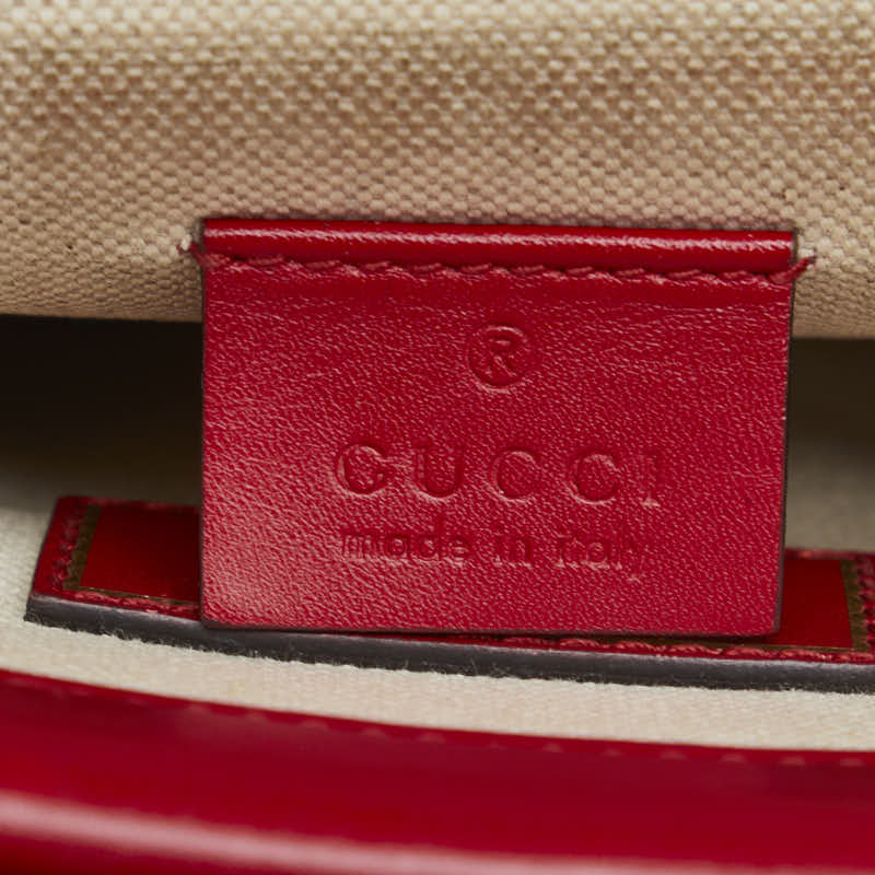 Gucci Gucci Dionysos 421970 Shoulder Bag Leather Red Ladies Gucci