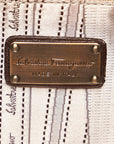Salvatore Ferragamo Handbags BW-21 B105 Metal Grey Metal Silver Leather  Salvatore Ferragamo