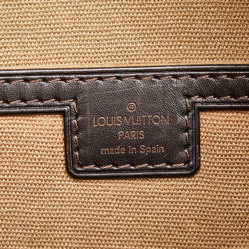Louis Vuitton Utah Sacca M92073 Coffee Brown Leather Men Louis Vuitton