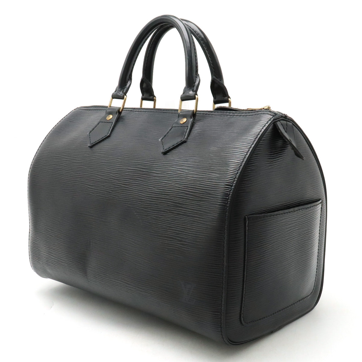 Louis Vuitton Louis Vuitton Epic Speed 30 Bag Mini Boston Bag Black Black Black Gold  M59022