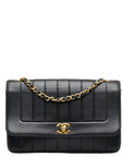 Chanel Mademoiselle Chain Shoulder Bag Black   Chanel