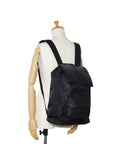 DIOR Rucksack Backpack 1MOBA062 Black Nylon Leather Ladies Dior