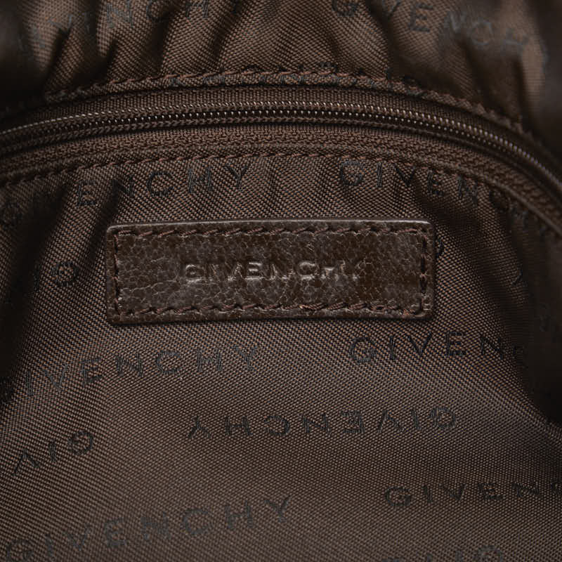 Givenchy Slippery Shoulder Bag Brown Nylon Leather Ladies Givenchy Givenchy