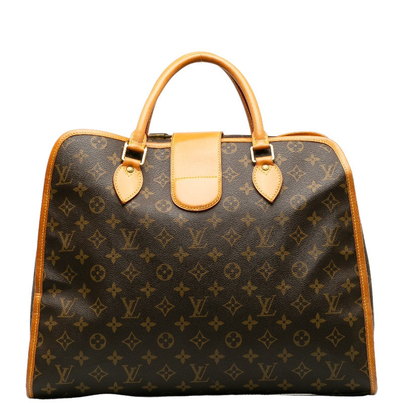 Louis Vuitton Monogram Rivoli Handbag 2WAY M53380 Brown PVC Leather  Louis Vuitton
