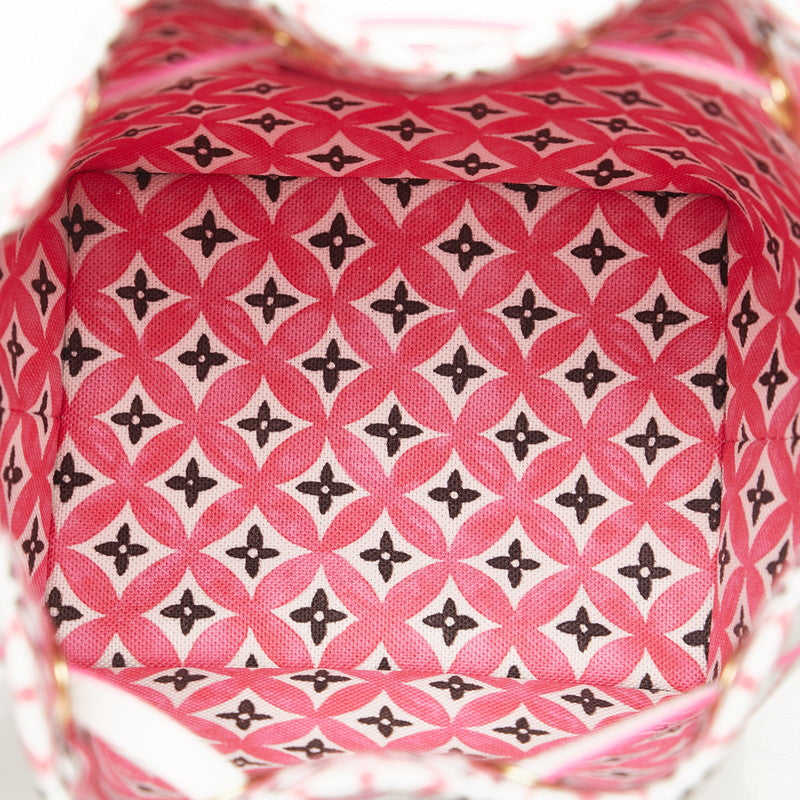 Louis Vuitton Monogram Giant Nanoe by the Pool Shoulder Bag Mini Bag 2WAY M82386 White Pink PVC  Louis Vuitton