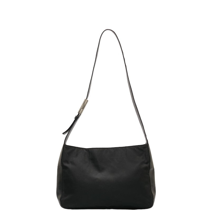 Vintage PRADA Black Tessuto & Leather Belted Zip Top Satchel Bag Purse |  eBay