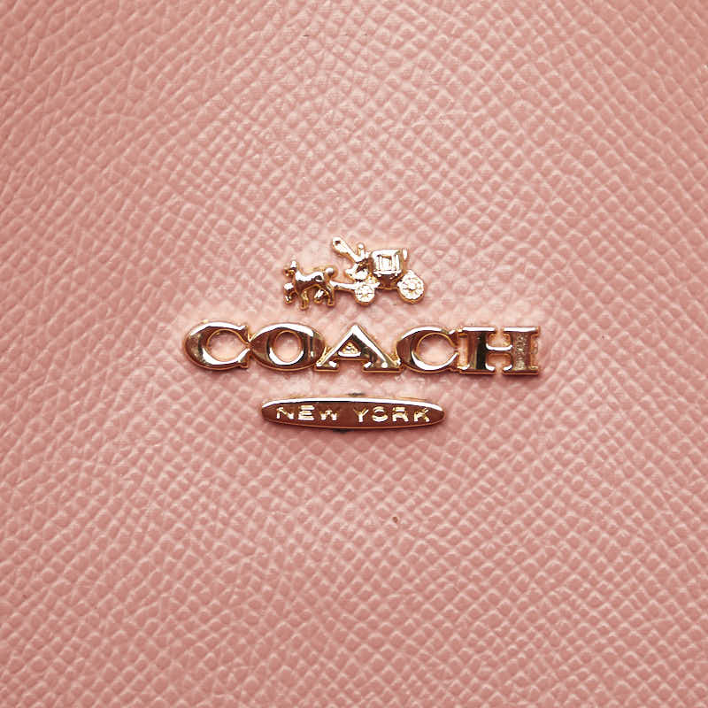 Coach Signature Flower Torch Bag F29547 Pink Beige PVC  Coach