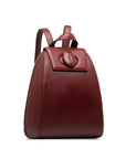 Cartier Masterline Lounge Backpack Wine Red Leather  Cartier Luxury