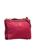 PRADA Nylon Crossbody Bag in Pink Nylon