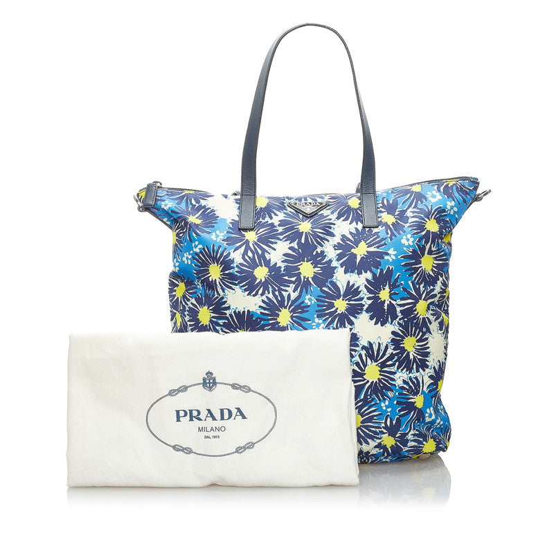 PRADA Prada  Bag Nylon/Laser Blue Yellow Ladies