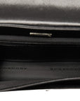 Burberry Clutch Bag Black Leather Lady Burberry