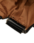 Burberry Nova Check  Shoulder Bag Black Beige Leather Canvas  Burberry