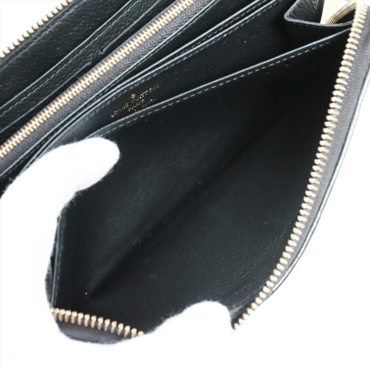 Louis Vuitton Implant  Wallet M61864 Noir Round Jeep Wallet