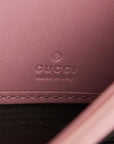 Gucci GG Spring Pearl Stands Long Wallet Continental Wallet 431474 Beige Pink PVC Leather  Gucci Gucci