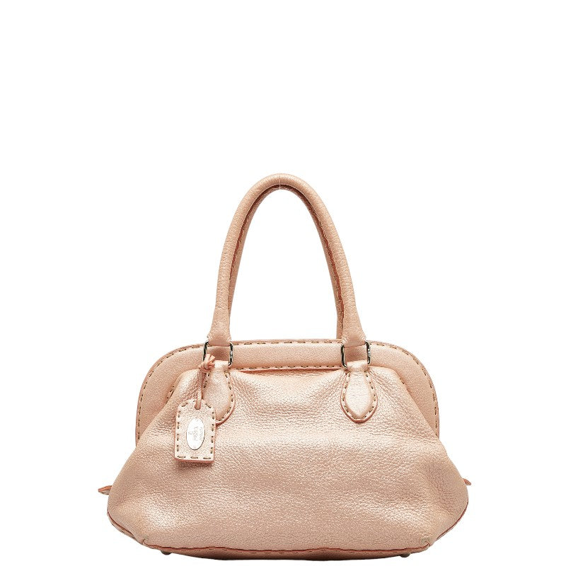 Fendi Celeria Handbag Pink G Leather  Fendi