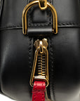 Fendi Zucca Cam Slipper Shoulder Bag 8BT287 Brown Black Leather  Fendi