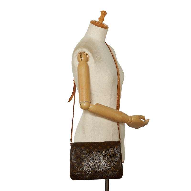 Louis Vuitton Monogram Muset Tango Long Shoulder Bag M51388 Brown PVC Leather  Louis Vuitton