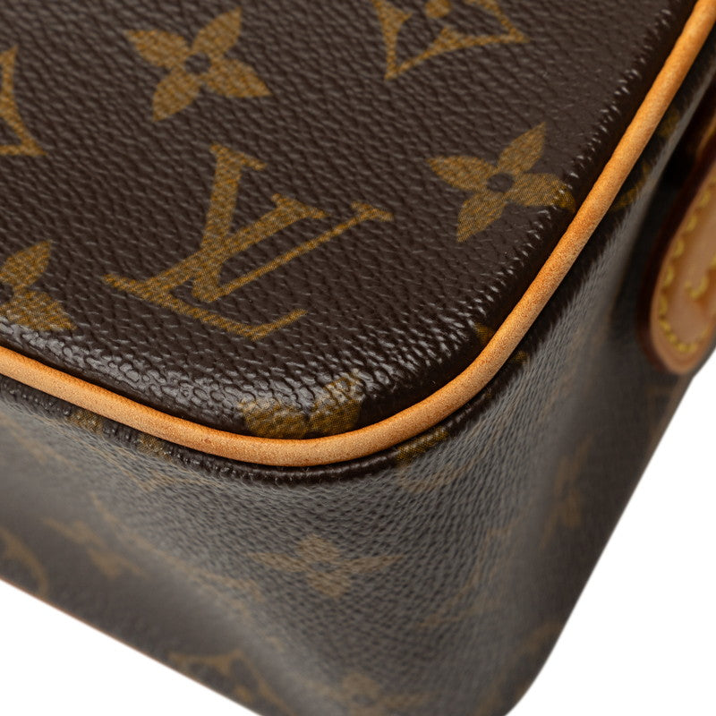 Louis Vuitton Monogram M51164 Shoulder Bag PVC/Leather Brown