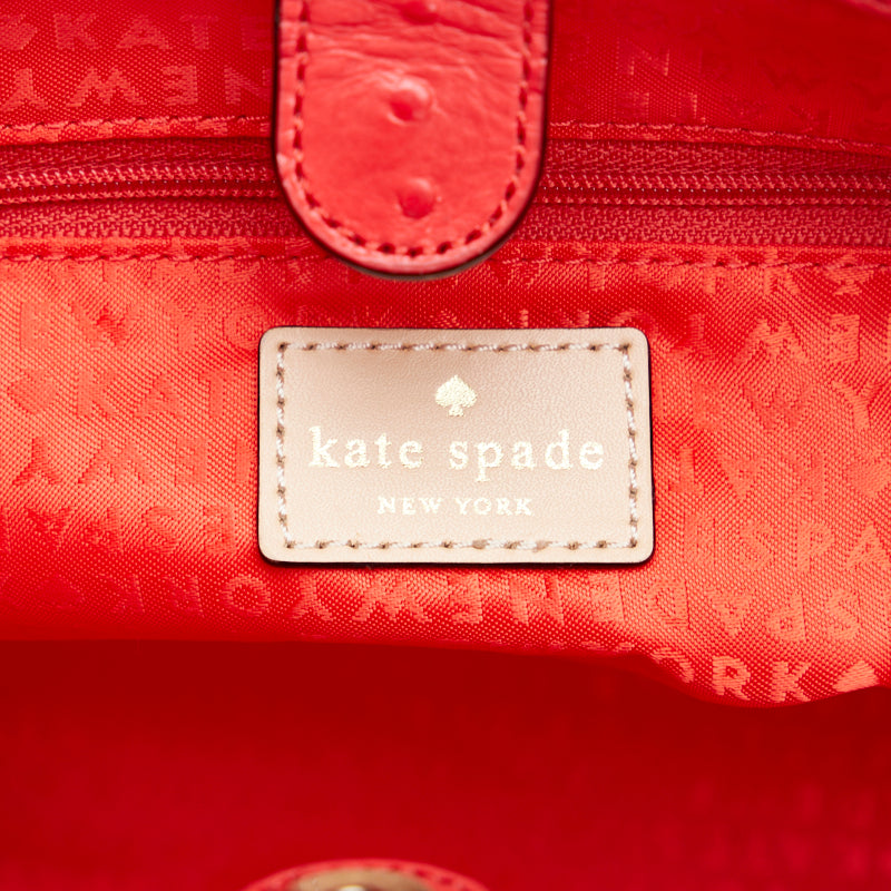 Kate Spade Kate Spade Austrian Pressed Handbags Leather Red White  Spade