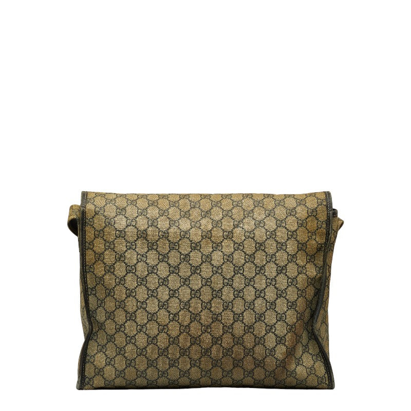 Gucci 246411 Shoulder Bag PVC/Ledger Beige Brown Ladies and Gentlemen