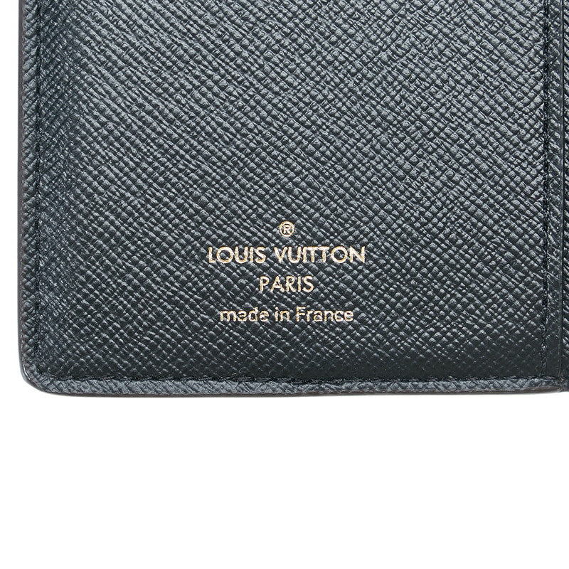 Louis Vuitton Monogram Giant Reverse Portfolio Juliet Double Folded Wallet M69432 Marlon Brown Gold PVC Leather  Louis Vuitton