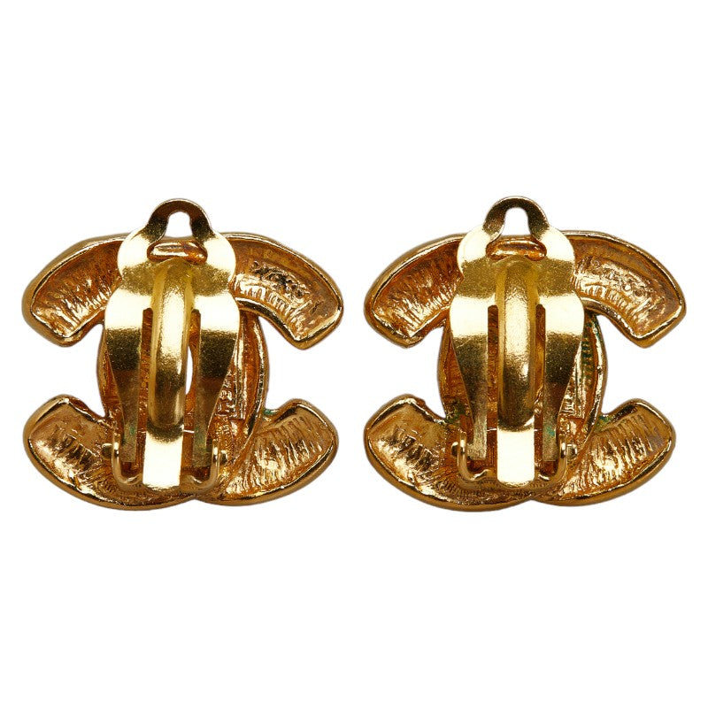 CHANEL Vintage Earrings in Gold Plating Ladies