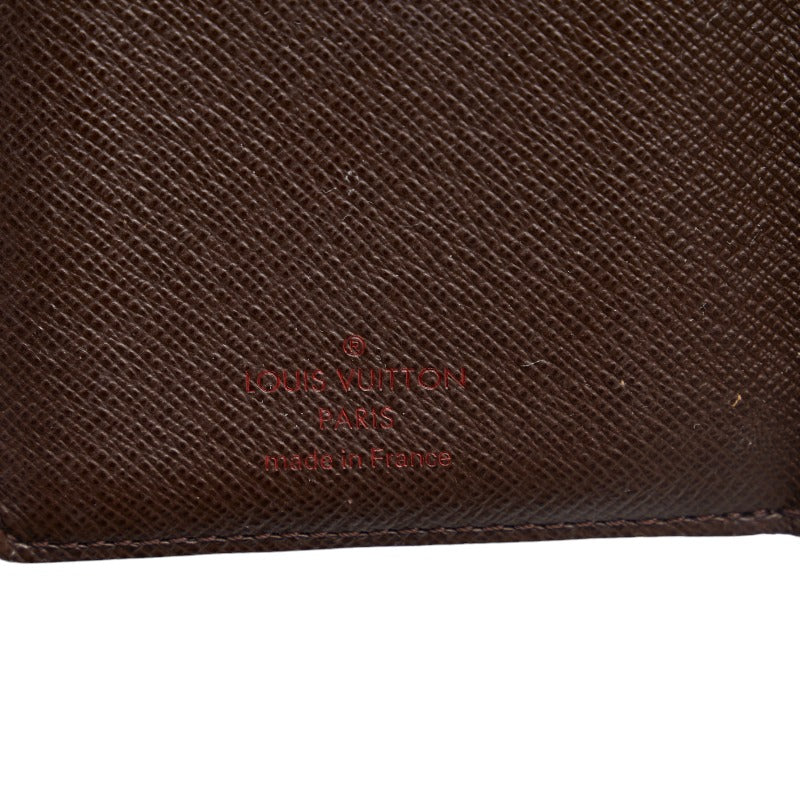 Louis Vuitton Louis Vuitton Damiere N60034 Three Folded Wallet PVC/Leather Brown