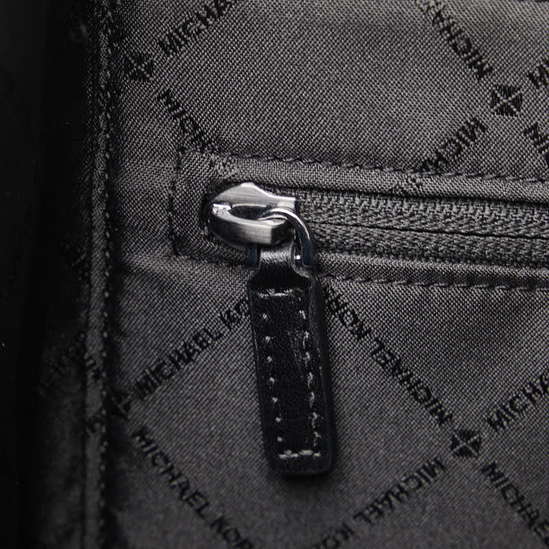 Michael Kors MK Monogram  Bag 37F1LCOT3B Black Grey PVC Leather  Michael Kors