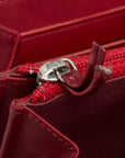 Chanel Brilliant Mattress Cocomark Roundfasner Long Wallet Red Emmeline Carf  CHANEL