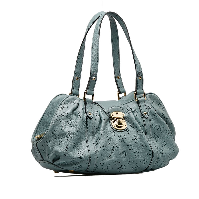 Louis Vuitton Monogram Machina Runner PM Handbag M93442 Blue Shell Pants Ladies LOUIS VUITTON