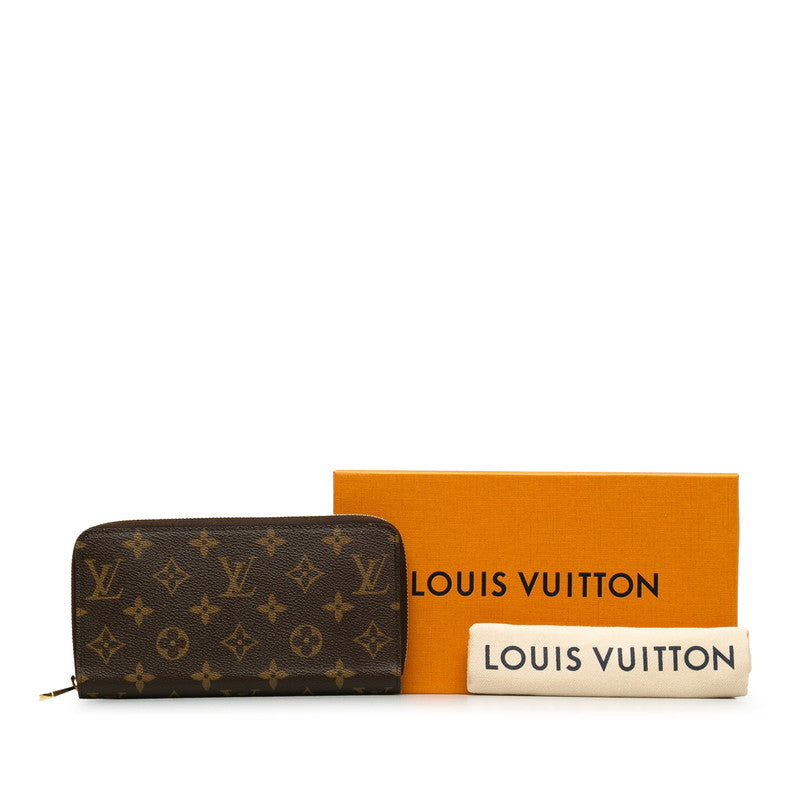 Louis Vuitton Monogram M42616 Long Wallet Leather Brown