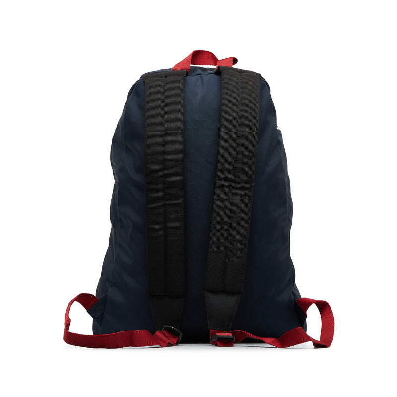 BALENCIAGA Logo Backpack in Nylon Navy Men’s 507460