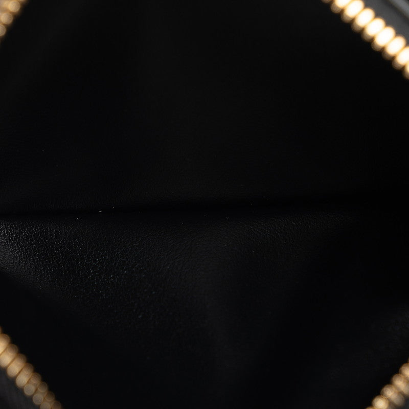 Bottega Veneta Intrecciato Coin Case in Leather Black
