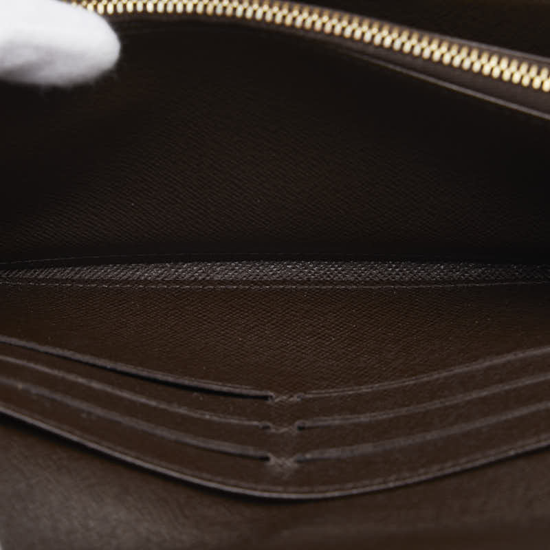 Louis Vuitton Louis Vuitton Damière N61734 Long Wallet PVC/Leather Brown